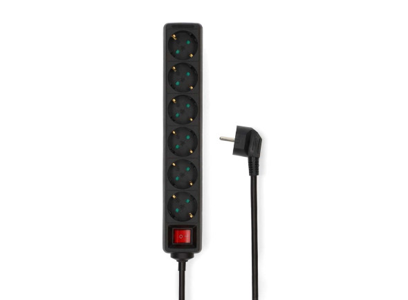 Nedis Extensão Elétrica 6x Schuko C/ Interruptor 1.5m Nedis Extensão Elétrica 6x Schuko C/ Interruptor 1.5m